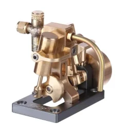 Mini Inline 2 Cylinder Steam Engine Model for 40cm Boat Model Gift Collection - Enginediy