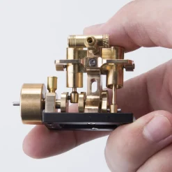 Mini Inline 2 Cylinder Steam Engine Model for 40cm Boat Model Gift Collection - Enginediy