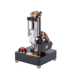 Mini Metal Four-Stroke Internal Combustion Engine Model for Educational Experimental Science Demonstration