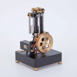 Mini Metal Mechanical 4-stroke Internal Combustion Engine Model Toy for Educational Experimental Science Demonstration