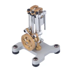 Mini Metal Mechanical 4-stroke Internal Combustion Engine Model Toy for Educational Experimental Science Demonstration