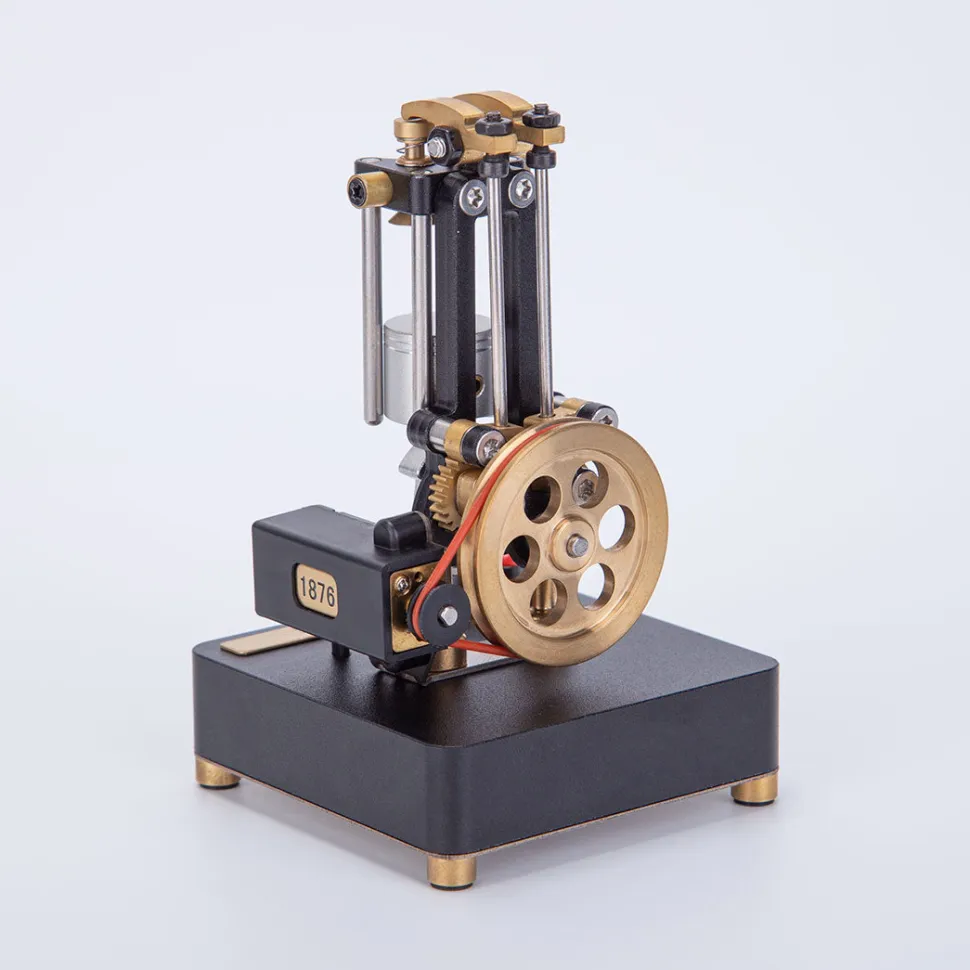 Mini Metal Mechanical 4-stroke Internal Combustion Engine Model Toy for Educational Experimental Science Demonstration