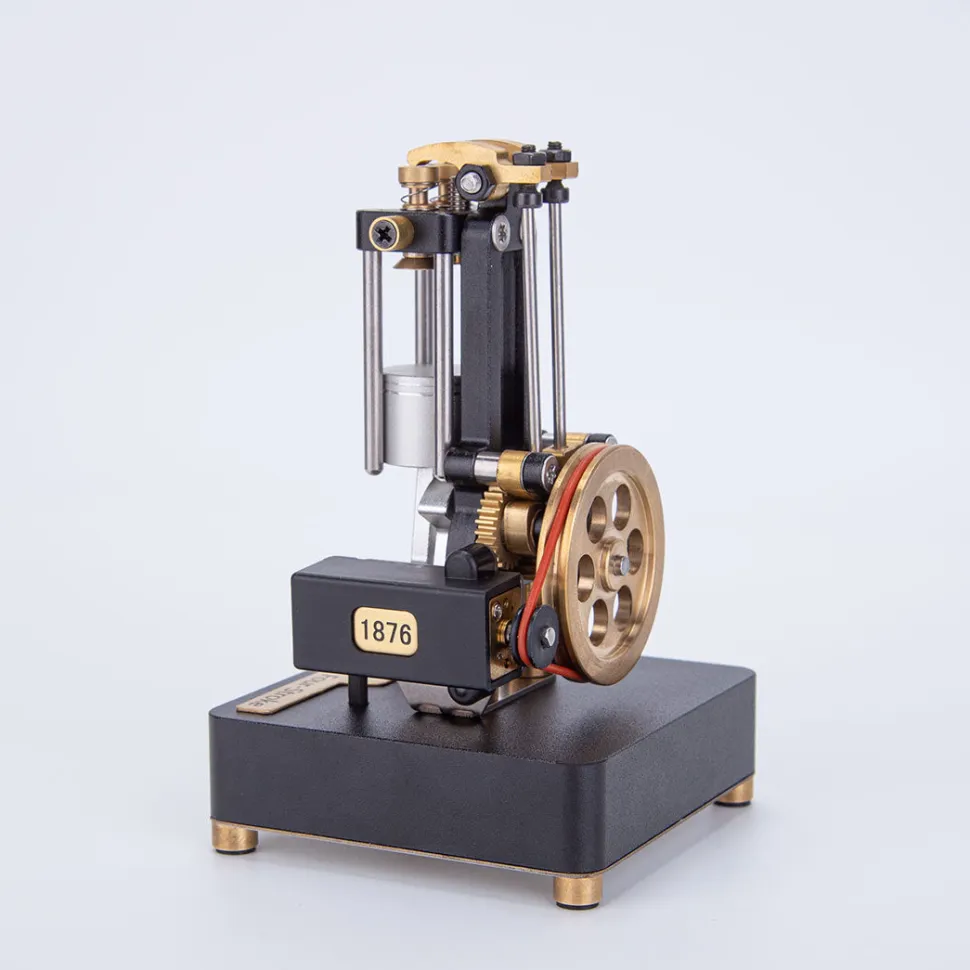 Mini Metal Mechanical 4-stroke Internal Combustion Engine Model Toy for Educational Experimental Science Demonstration