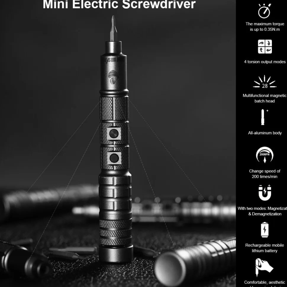 Mini Precision Electric Screwdriver Head Maintenance Tools DIY Tools Set for Models & Electronics