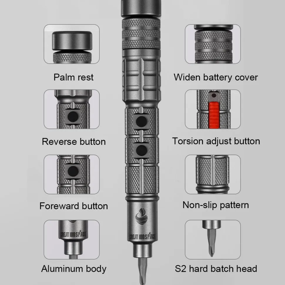Mini Precision Electric Screwdriver Head Maintenance Tools DIY Tools Set for Models & Electronics