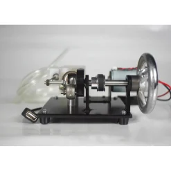 Mini Single Cylinder Horizontal Steam Engine Generator Model DIY Kit Set