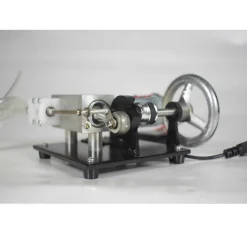 Mini Single Cylinder Horizontal Steam Engine Generator Model DIY Kit Set