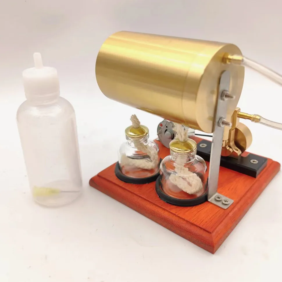 Mini Swing Type Steam Engine Generator Steam Power Machine Educational and Hobby Gift