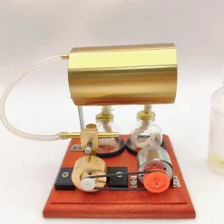Mini Swing Type Steam Engine Generator Steam Power Machine Educational and Hobby Gift