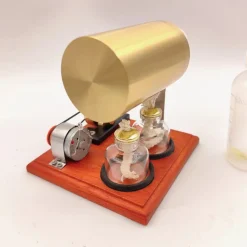 Mini Swing Type Steam Engine Generator Steam Power Machine Educational and Hobby Gift