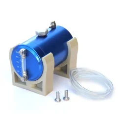 70ml Metal Oil Tank Fuel Container with Oil Level Display and 2 x 4mm Oil Pipe for Engine Model / Gasoline Powered RC Cars Boats