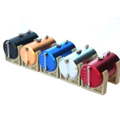 70ml Metal Oil Tank Fuel Container with Oil Level Display and 2 x 4mm Oil Pipe for Engine Model / Gasoline Powered RC Cars Boats