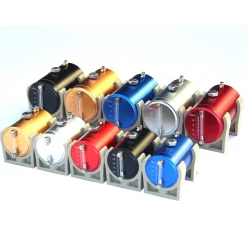 70ml Metal Oil Tank Fuel Container with Oil Level Display and 2 x 4mm Oil Pipe for Engine Model / Gasoline Powered RC Cars Boats