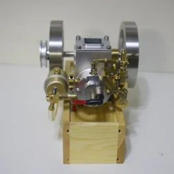M92 Metal Horizontal Hit and Miss Water-cooled Gasoline Engine Internal Combustion Engine Model with Flywheel Speed Limiter