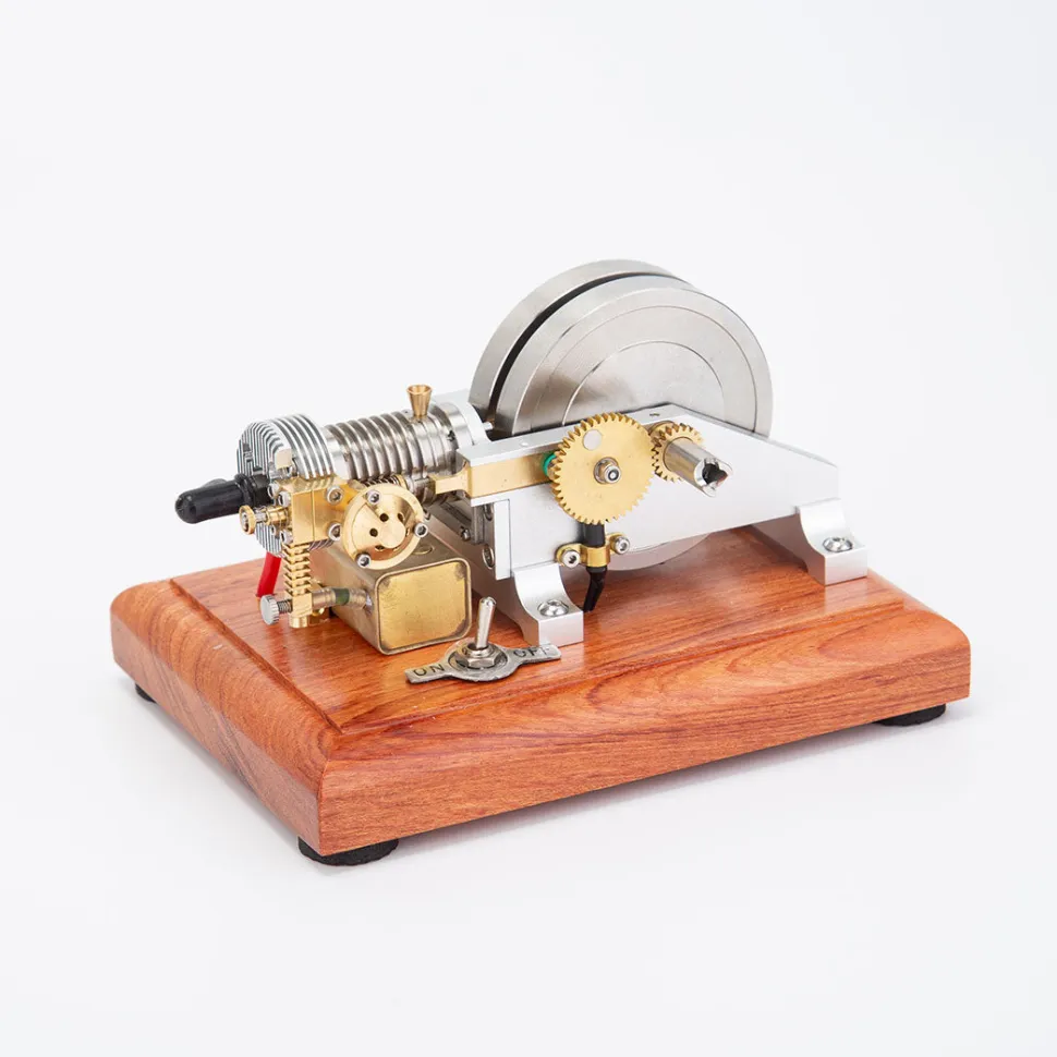 M96 Mini Horizontal Air-Cooled Single-Cylinder 4-Stroke Oddball Hit and Miss Gas Engine Model