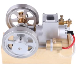 M94 Upgraded Horizontal Water Cooled Gasoline Hit & Miss Gasoline Combustion Engine Complete Engine with Hand Starter
