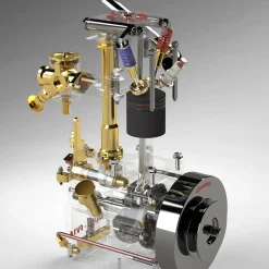 MUSA Engine FV1A KW-OHV 7cc Vertical Single Cylinder 4 Stroke Air Cooled Gasoline Engine IC Engine