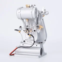 MUSA F1-2.7cc Mini OHV Vertical Single-Cylinder Four-Stroke Air Cooled Gasoline Engine Internal Combustion Engine Model Crafts
