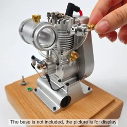 MUSA F1-2.7cc Mini OHV Vertical Single-Cylinder Four-Stroke Air Cooled Gasoline Engine Internal Combustion Engine Model Crafts