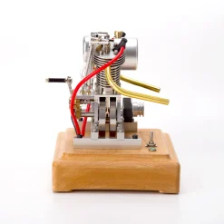 MUSA Hoglet V-twin Engine Mini 4-Stroke V2 Gasoline Engine Internal Combustion Model Realistic RTR Version Motorcycle Kickstart