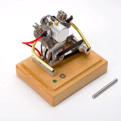 MUSA Hoglet V-twin Engine Mini 4-Stroke V2 Gasoline Engine Internal Combustion Model Realistic RTR Version Motorcycle Kickstart