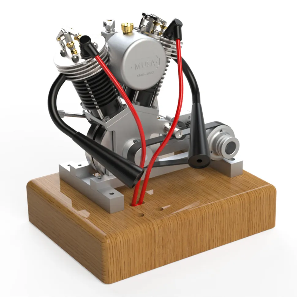 MUSA Hoglet V-Twin 4-Stroke Kick-Start Gasoline Motorcycle Engine Model