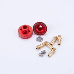 MUSA Metal One and Four Oil Passer Oil Diverter Connector with Strainer