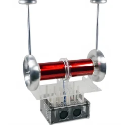 Music Tesla Coil Ambipolarity SSTC Singing Plasma Loudspeaker Artificial Lightning Magnetic Storm Coil Experiment Model