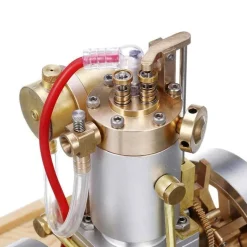M91 Vertical Hit and Miss Engine Metal IC Engine with Hand Start Device Gift Collection - Enginediy