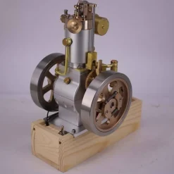M91 Vertical Hit and Miss Engine Metal IC Engine with Hand Start Device Gift Collection - Enginediy