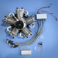 NGH GF150R5 150cc Radial Engine Five-cylinder Four-stroke Air-cooled Gasoline Engine Model for Fixed-Wing RC Airplanes
