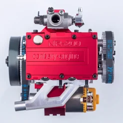 NR-200 8.6cc Inline 2-cylinder 4-stroke Water-cooled Electric Start Nitro Engine Model for 1:8 RC Car