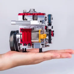 NR-200 8.6cc Inline 2-cylinder 4-stroke Water-cooled Electric Start Nitro Engine Model for 1:8 RC Car
