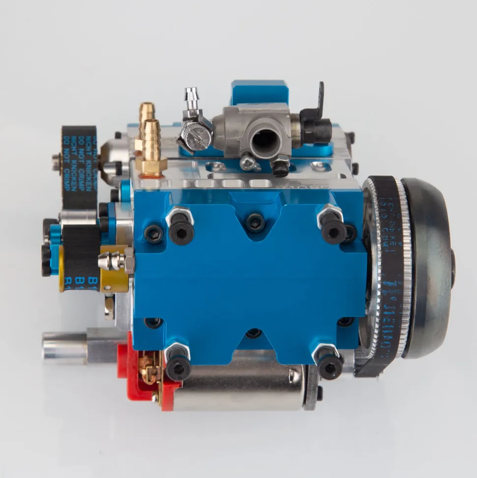 NR-200 8.6cc Inline 2-cylinder 4-stroke Water-cooled Electric Start Nitro Engine Model for 1:8 RC Car