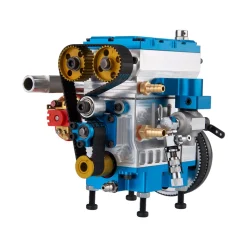 NR-200 8.6cc Inline 2-cylinder 4-stroke Water-cooled Electric Start Nitro Engine Model for 1:8 RC Car