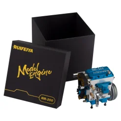 NR-200 8.6cc Inline 2-cylinder 4-stroke Water-cooled Electric Start Nitro Engine Model for 1:8 RC Car