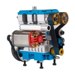 NR-200 8.6cc Inline 2-cylinder 4-stroke Water-cooled Electric Start Nitro Engine Model for 1:8 RC Car