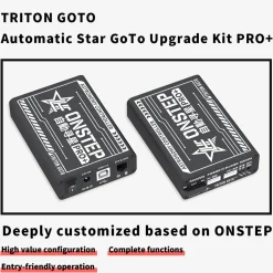 ONSTEP Auto GOTO Upgrade Kit PRO+, 12V DC 5.5×2.1 Input, Comaptible with EO3D/EXOS2 Equitorial Mount