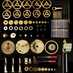Orrery Solar System Eight Planet Model Kit - Build Your Own Solar System - 200Pcs Metal Solar System Eight Planet Model Kit