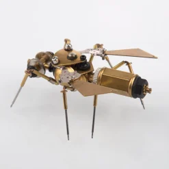 250+Pcs Mechanical Metal Model Kit Assembly Toy - (Spider + Dragonfly + Wasp)