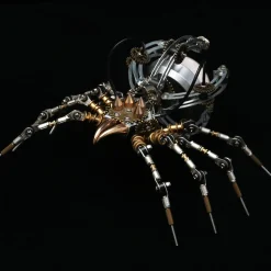 512PCS Metal DIY Assembly Toys Mechanical Spider with Lamp