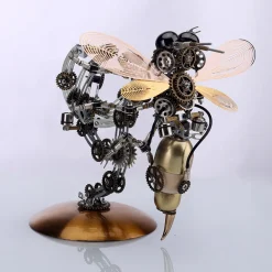 627PCS Metal Steampunk Kit Toy Mechanical Wasp
