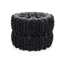4Pcs 1/8 Off-road Vehicle Deep Gear Tire Car Tire for HSP Redcat Losi VRX HPI Kyosho Carson Hobao