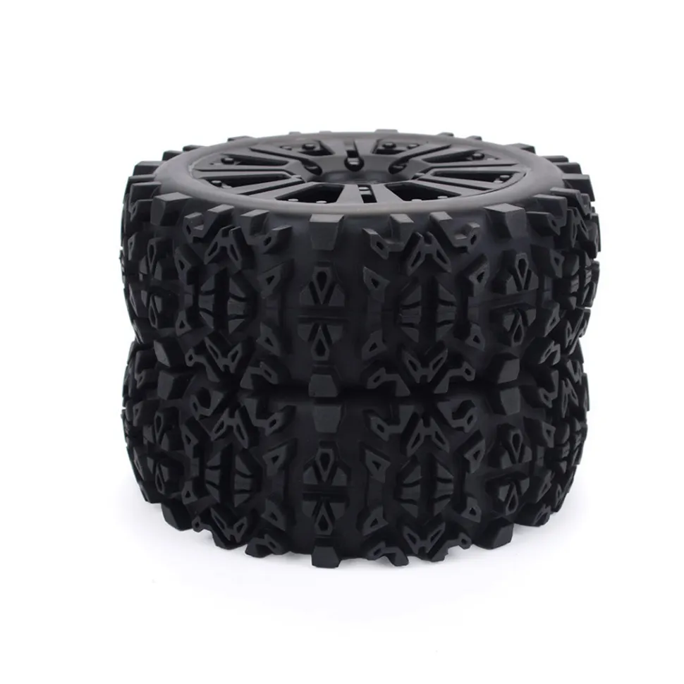 4Pcs 1/8 Off-road Vehicle Deep Gear Tire Car Tire for HSP Redcat Losi VRX HPI Kyosho Carson Hobao