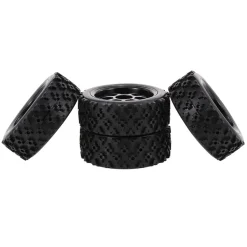 4Pcs 1/10 RC On-road Star Tread Pattern Tyre for HSP 1/10 Redcat Traxxas Tamiya HPI RC Buggy