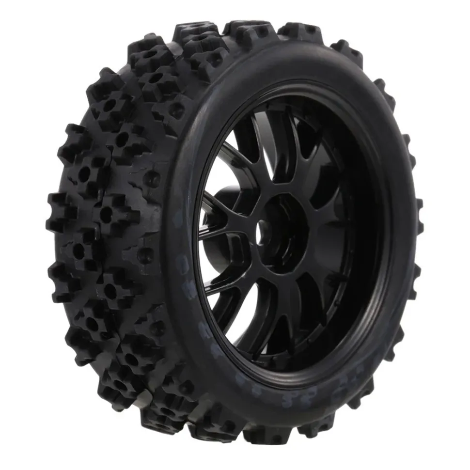 4Pcs 1/10 RC On-road Star Tread Pattern Tyre for HSP 1/10 Redcat Traxxas Tamiya HPI RC Buggy