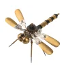 80Pcs Steampunk Insect Metal Model Kits Mechanical Crafts for Home Decor - Dragonfly