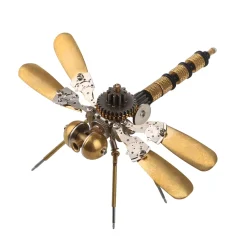 80Pcs Steampunk Insect Metal Model Kits Mechanical Crafts for Home Decor - Dragonfly