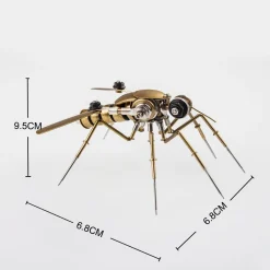 90Pcs Steampunk Insect Metal Model Kits Mechanical Crafts for Home Decor - Mosquito