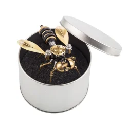 90Pcs Steampunk Insect Metal Model Kits Mechanical Crafts for Home Decor - Bee
